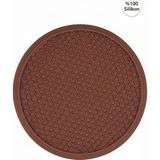 Silikon Nihale, Isıya Dayanıklı Nihale,tava Tencere Altlığı,vakumlu Kapak Mocha - 001 - Beyaz - 0,5 ml