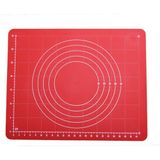 Silikon Ölçüsü Hamur Açma Matı M09 50X40 cm - Standart - 26 x 26 x 7 cm