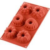 Silikon Pasta Kek ve Kurabiye Kalıbı 6'lı - 1