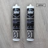 Silikon Selsil Genel Amaçlı Silikon Şeffaf 280 gr 2 Adet