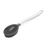 Silikon Sırt Fırçası – Uzun Saplı Banyo Ve Duş Fırçası, Çift Taraflı Vücut Masaj Ve Temizlik Fırçası, Ergonomik Tasarım, Hızlı Kur