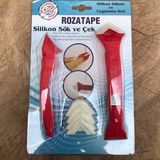 Silikon Sök Çek Silikon Mastik Çekme Sökme Aparatı - Kırmızı