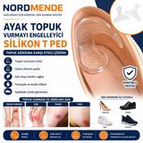Silikon T Ped Ayak Topuk Vurmayı Önleyici Topuk Koruyucu