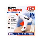Silikon Tabancası 60W + 5 Adet Mum Silikon Hediye Sıcak Silikon Yapıştırıcı Tabancası Hobi Tamir ve El Sanatları Seti TB20