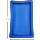 Silikon Tablet Kılıfı 15 Inc (24X15CM) Samsung Apple iPad Huvai Galaxy Tab - Mavi