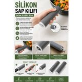 Silikon Tava Tencere Sap Kılıfı Isıya Dayanıklı Kaymaz Tutacak El Yakmasını Önleyici Sap Koruyucu