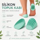 Silikon Topuk Pedi Kabı Topuk Dikeni Tabanlık Topukluk Yükseltici Rahatlatıcı Silikon Kap Topukluk Topuk Ağrısı İçin (35-40)