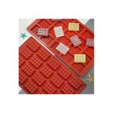 Silikon Waffle Kalıbı, Çikolata Kalıbı, Bisküvi Kalıbı Ve Kurabiye Kalıbı Mini Kare