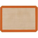Silikon Yanmaz Yapışmaz Pişirme Matı 40 * 30 cm Kendinden Yağlı Fırın Kağıdı Hamur Açma - Çok Renkli