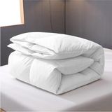 Silikon Yorgan Çift Kişilik 195X215 cm Beyaz Düz Sade Yumuşak Dolgulu Microfiber Kışlık Yorga - 100 x 100 cm - Çok Renkli