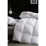 Silikon Yorgan Cift Kisilik 195X215 Cm Beyaz Duz Sade Yumusak Dolgulu Microfiber Kislik Yorgan
