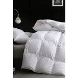 Silikon Yorgan Tek Kisilik 155X215 Cm Beyaz Duz Sade Yumusak Dolgulu Microfiber Kislik Yorgan
