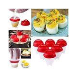 Silikon Yumurta Haşlama Kabı 6lı Set - 0 - 19 lt - Çok Renkli