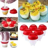 Silikon Yumurta Haşlama Kabı 6lı Set - Seçenek 1 - Altın