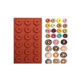 Silikon Yuvarlak Halka Çember Donut Kek Kalıbı Karışık ecmelNM470