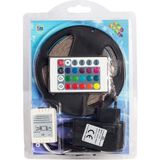 Silikonlu 5 Metre Şerit LED - Rbg LED Animasyon Devreli 5 Metre Şerit - 220V Adaptörlü Şerit LED