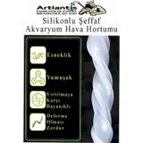 Silikonlu Şeffaf Akvaryum Hava Hortumu 3 Metre İç Çap 4Mm Dış Çap 6Mm Deney Fıskiye Kauçuk Hortum Yağ Hava Pompa Borusu