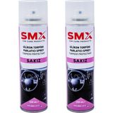 Silikonlu Torpido Plastik Parlatıcı, Yenileyici 2X220 ml (Sakız Parfümlü) - Standart