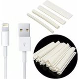 Silimo 4 Metre Daralan Makaron Kablo 6.4 mm Iphone Şarj Aleti Kabloları Için Uygundur.