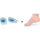Silimo Tam Ortopedik Anatomik Silikon Ayakkabı Topukluk Tabanlık Topuk Çorabı - 36 - 38