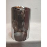 Silindir Avize Camı.düz Füme Renkte (ÇAP:10.00 cm -H:15.00 cm )(NORMAL Ampule Göre)(E.27)