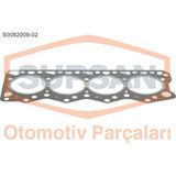 Silindir Kapak Contasi 2 Çentik-Sacli Özel Klingrit Fiat Ducato 2.5 Td Eng. 8144 91 Supsan Sup S0082