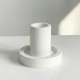 Silindir Şamdan | Minimal Modern Tasarım Dekoratif Mumluk | Salon & Masa Üstü Aksesuar