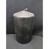 Silindir Siyah Renk Gerçek Mum 11X6CM Fitilli Orta Life Wonderful Kubbeli Ideal Yuvarlak 1 Adet