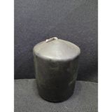 Silindir Siyah Renk Gerçek Mum 9X6CM Fitilli Küçük Life Wonderful Kubbeli Ideal Yuvarlak 1 Adet