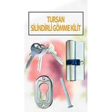 Silindirli Gömme Kilit 35 Mm (Ahşap Ve Alüminyum Kapılara Uygundur)