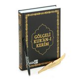 Silinebilir Kalemli Arapça Antrenmanlı Gölgeli Kuranı Kerim - Hafızlar İçin Arapça El Yazısı Pratik Kitabı Siyah