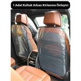 Silinebilir Oto Araba Koltuk Arkası Koruyucu Şeffaf Kılıf Oto Kılıf Araç Koltuk Arkası Koruma 1 Adet