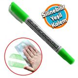 Silinebilir Tebesir Isaretleyici Yesil Kalem Metal Plastik Tahta Cam Ahsap Yuzey Yagli Boya Uc