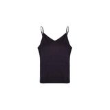 Silk and Cashmere Zoe İpek Kaşmir Camisole Bluz, M, B261C312001, Siyah, Kadın