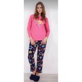 Silk & Blue Kadın Polar Pijama Takımı