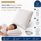 Silk Dream Boyun Destekli Ortopedik Visco Yastık 59X39 cm Beyaz - 10 cm - Çok Renkli