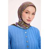 Silk Home Dört Mevsim Antik Motif Viskon Velora Eşarp 6420-15 - Yeşil - Renk