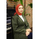Silk Home Düz Renk Twill Eşarp - Şeftali - 90 x 90 cm