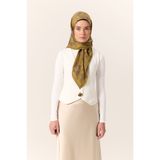 Silk Home Kadın Yağ Yeşili Vizon Viskon Velora Eşarp 161002-19