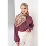 Silk Home Monare Eşarp Modern Mocha Mousse 90x90