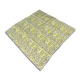 Silk Home Mor Sarı Karma Desen Tivil İpek Eşarp 11426-247