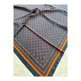 Silk Home Olinda Eşarp Antrasit Turuncu