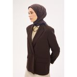 Silk Home Olinda Eşarp Yonca Desen Soluk Siyah 90x90