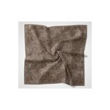 Silk Home Polyester Karışımlı Shiny Eşarp Koyu Vizon Etnik Desenli Parlak Dokulu 90x90