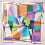Silk Home Renkli Tivil İpek Eşarp Ist11404-31