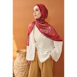 Silk Home Riva Şal Tencel Terra Koyu Pembe