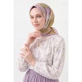 Silk Home Soft Eşarp Authentic Yağ Yeşili