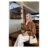Silk Home Soft Eşarp Fleur Haki