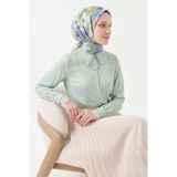 Silk Home Soft Eşarp Flower Fıstık Yeşili