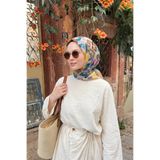 Silk Home Soft Eşarp Flower Hardal